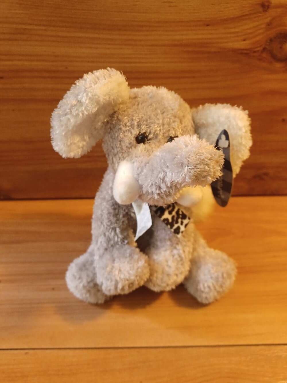 Animal Adventure Plush Elephant Grey Shaggy Stuffed Animal Toy